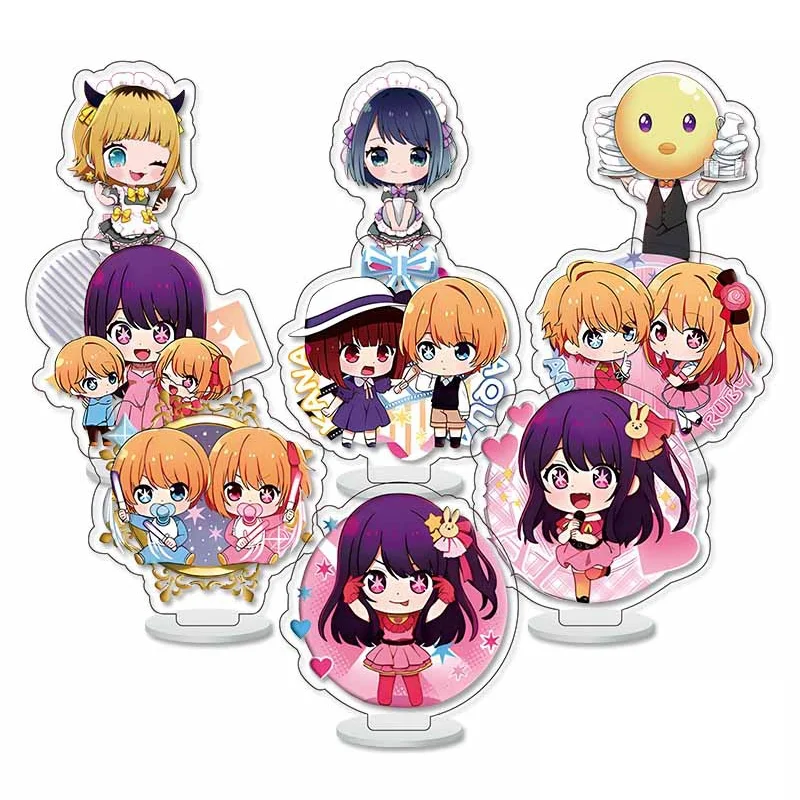 

6cm OSHI NO KO Acrylic Standing A Plaque Hoshino Ai Arima Kana Hoshino Rubii Kurokawa Akane Action Figure Kit Creative KidsGifts