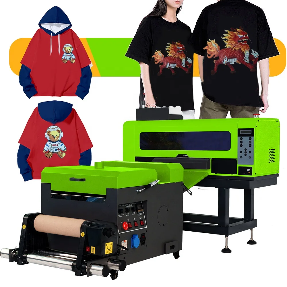 2023 A3 White Ink Cycle System Inkjet Printer Production Polyester Film DTF Printer Transfer DTF