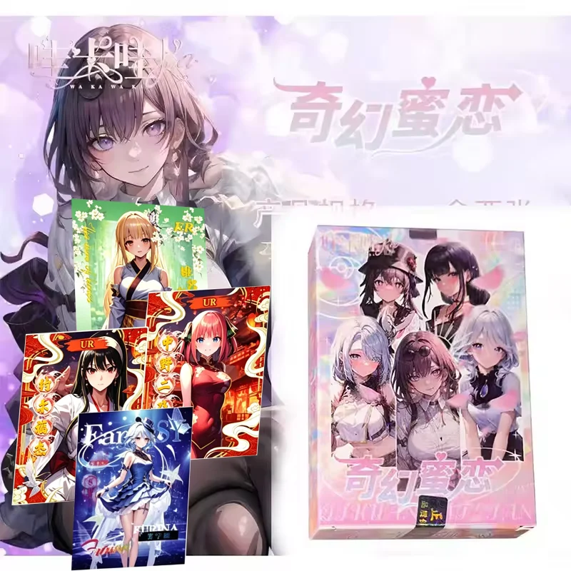 

Коллекционные карточки Fantasy Sweet Love Anime Waifu: История Богинь, редкие карты TCG/CCG для аниме-игр