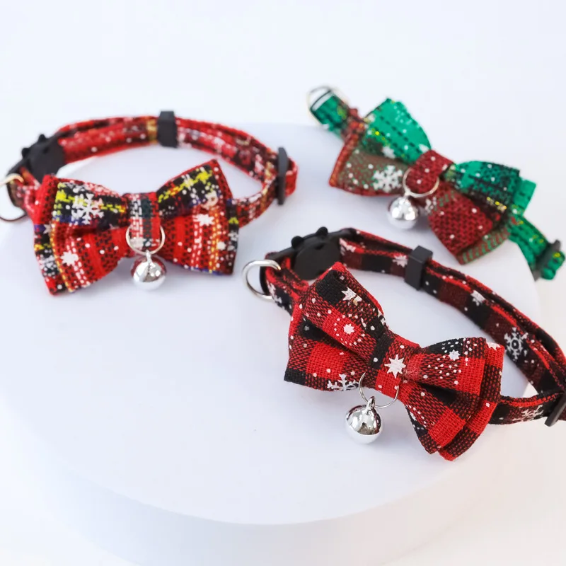 New Year Christmas Decorations Christmas Miniature Dogs Cat Bell Collars Merry Christmas Natal Noel Gifts 2025 Navidad Xmas