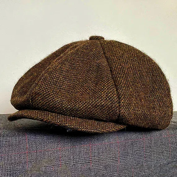 

Octagonal hat Retro hat Men's British style Fashion versatile newspaper hat