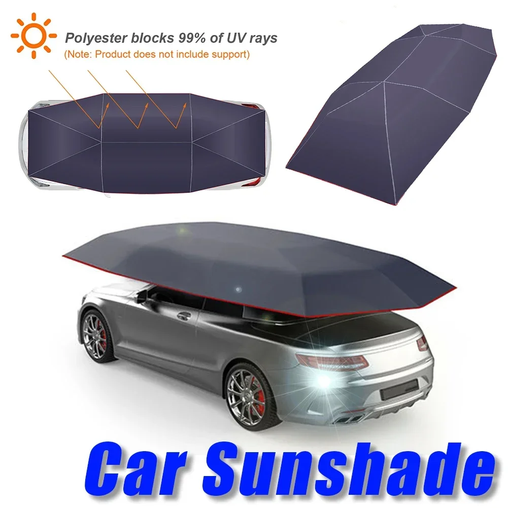 

New Car Roof Sun Umbrella Car Roof Cloth Dustproof And Uv Resistant Outdoor Waterproof Folded Portable Canopy Cover