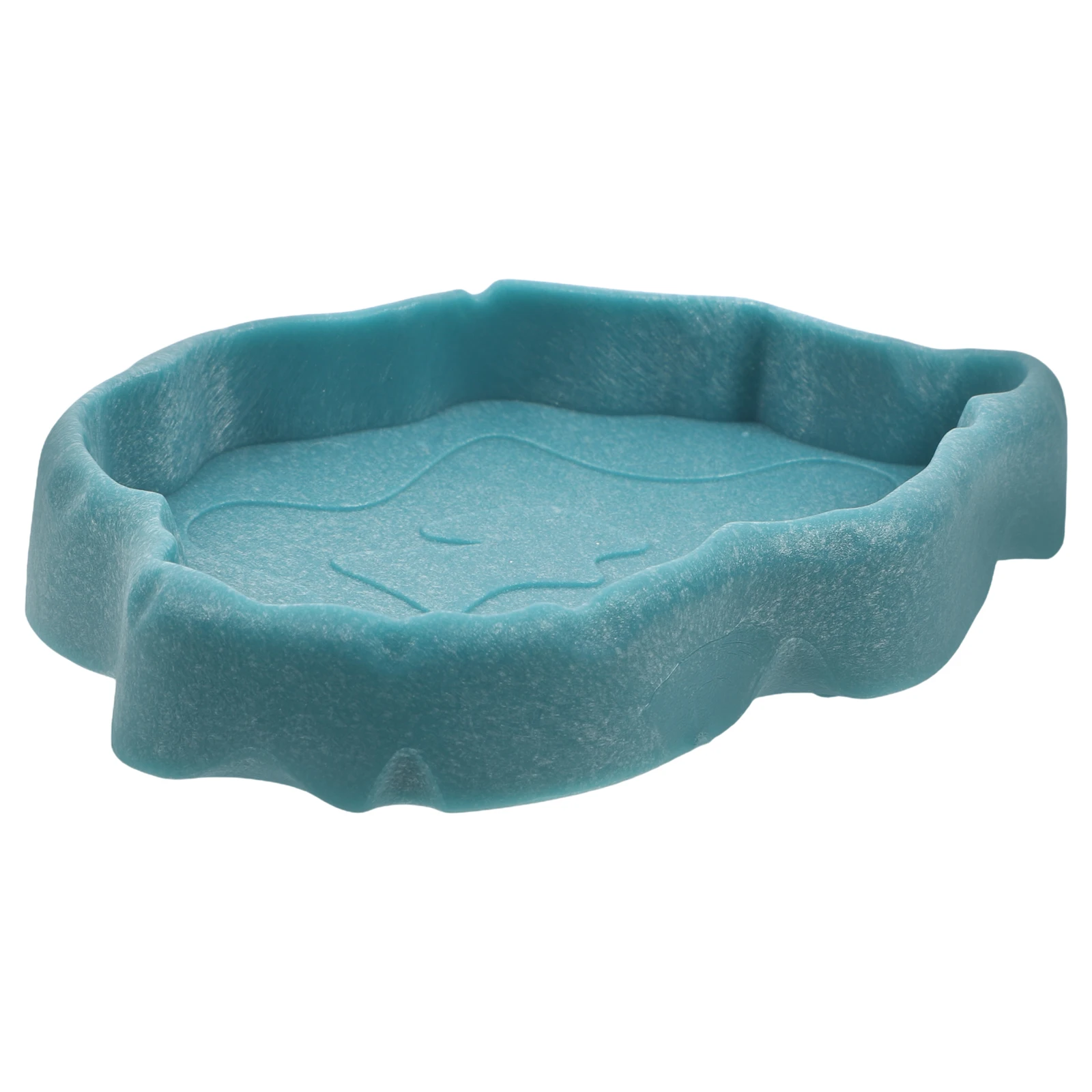 

Tortoise Drinking Dish Durable Resin Large Reptile Water Food Bowl Splash Proof Pet Tray Feeder Plate Gecko Water Dispenser