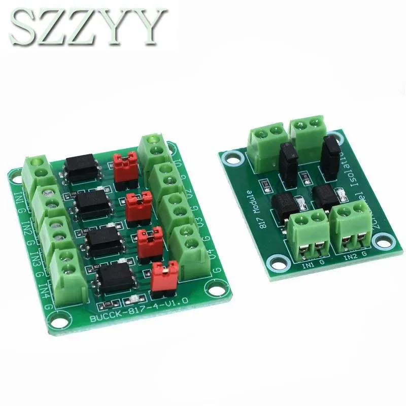 PC817 4 قناة Optocoupler عزل مجلس محول جهد كهربي محول وحدة 3.6-30 فولت سائق الكهروضوئية معزولة وحدة الكمبيوتر 817