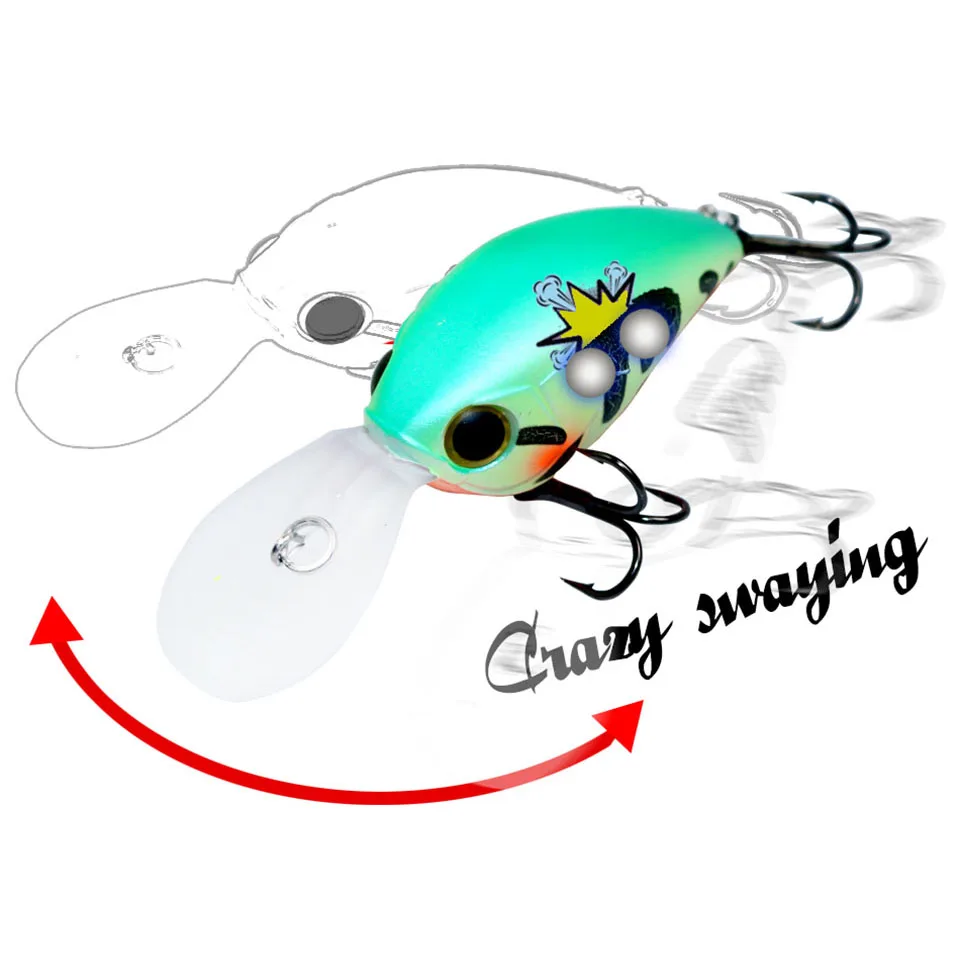 HISTOLURE Crankbait Lucio flotante - Señuelo duro para depredadores - imagen 3