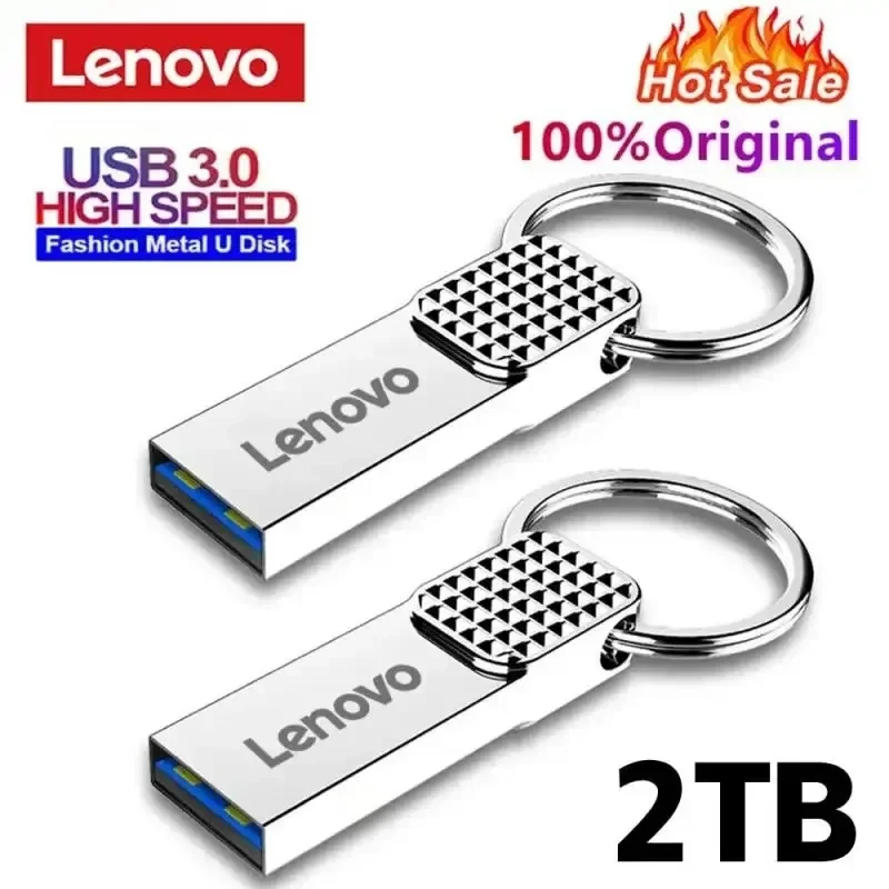 Lenovo 2TB USB 3.0 Flash Drives High Speed Metal Pendrive 1TB 512GB 256GB Portable USB Drive Waterproof Memoria USB Flash Disk