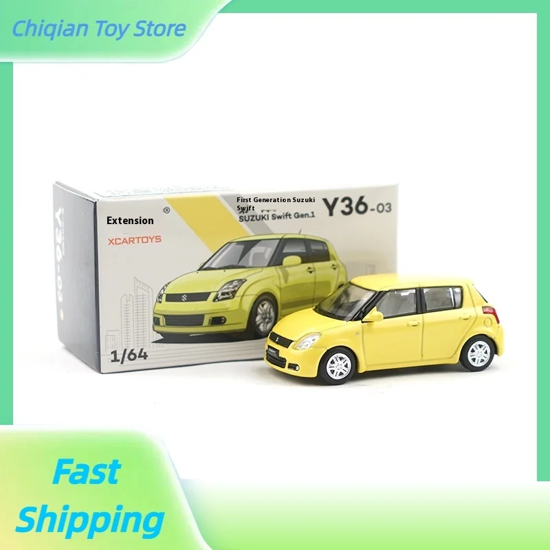 

Tuoyi XCARTOYS1/64 модель автомобиля из сплава, игрушка первого поколения SuzukiSwift Magic Yellow, детская игрушка, имитация украшения для рабочего стола