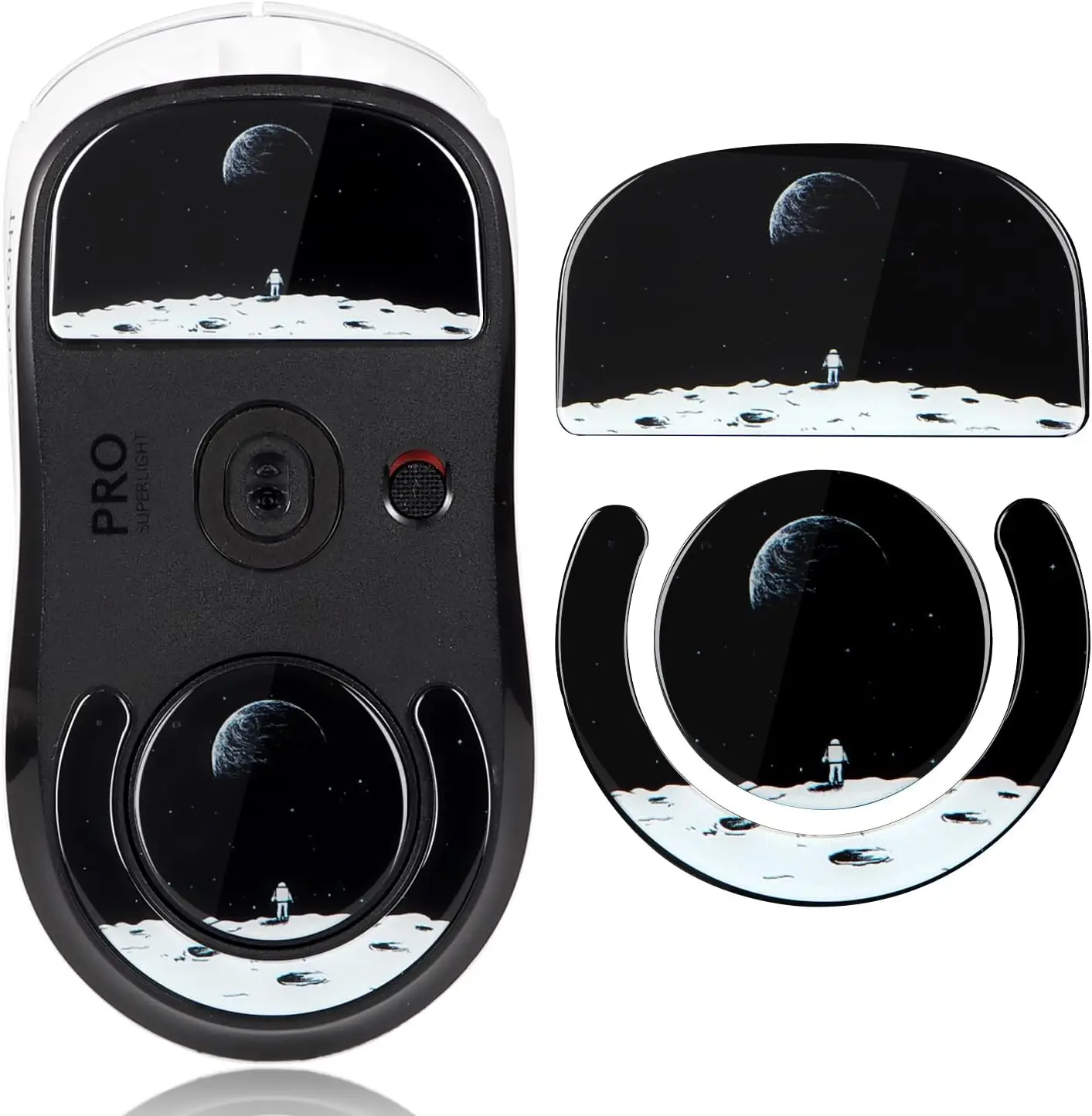 Glass Mouse Skates for Logitech G PRO X Superlight 2 Mouse Feet Pads Smooth Durable Game Mouse Accessories GPW3