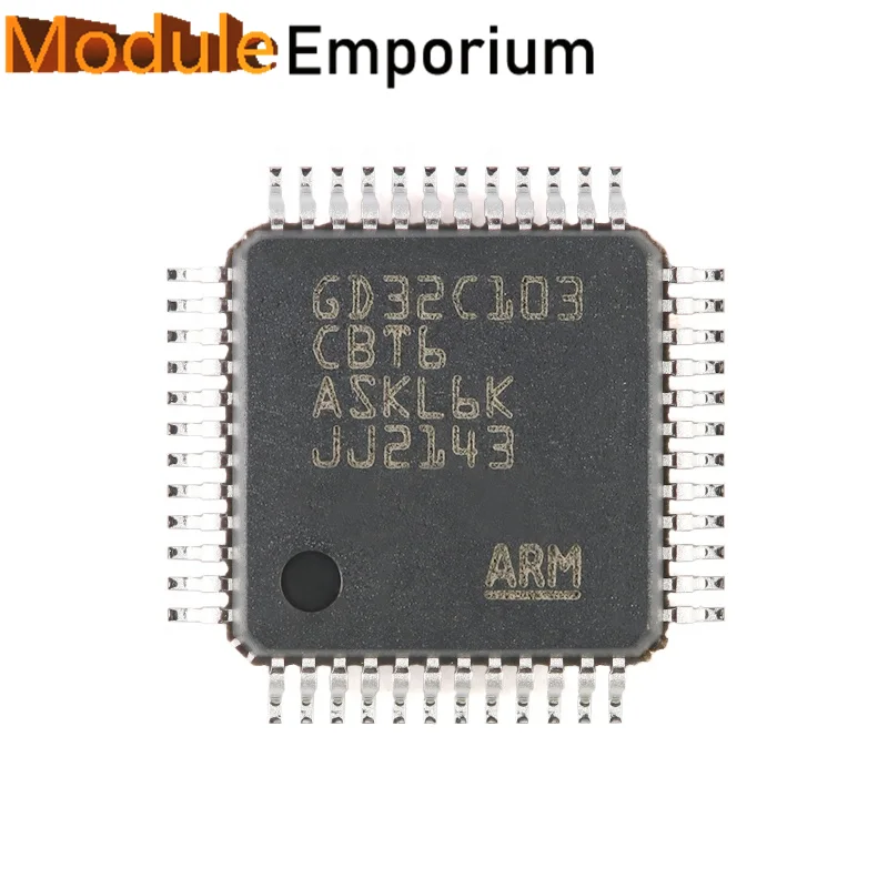 10pcs Electronic Components GD32C103 32C103CBT6 LQFP48 IC Chip MCU ARM Microcontroller LQFP-48 GD32C103CBT6