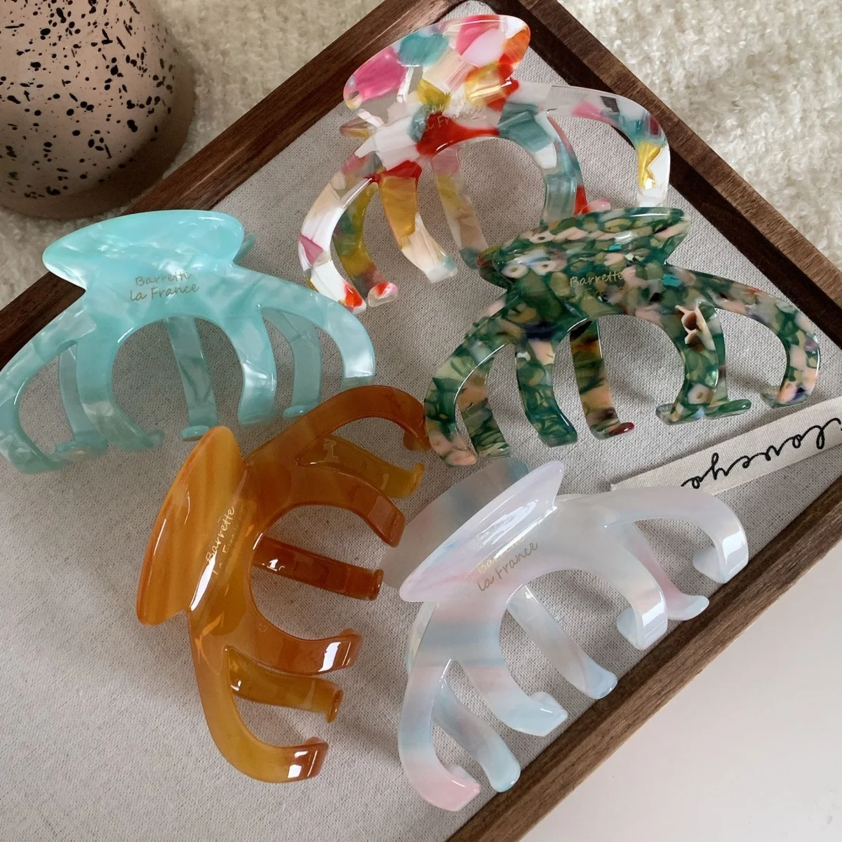 Women'S Korean Accessories - 10CM Korean Acetate Dragon Bone Shark
