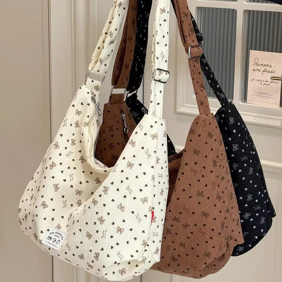 

Floral Print Tote Bag for Women, Large Capacity Shoulder Crossbody Bags, Fashionable Hobo Handbag Casual Work Commuter Purses