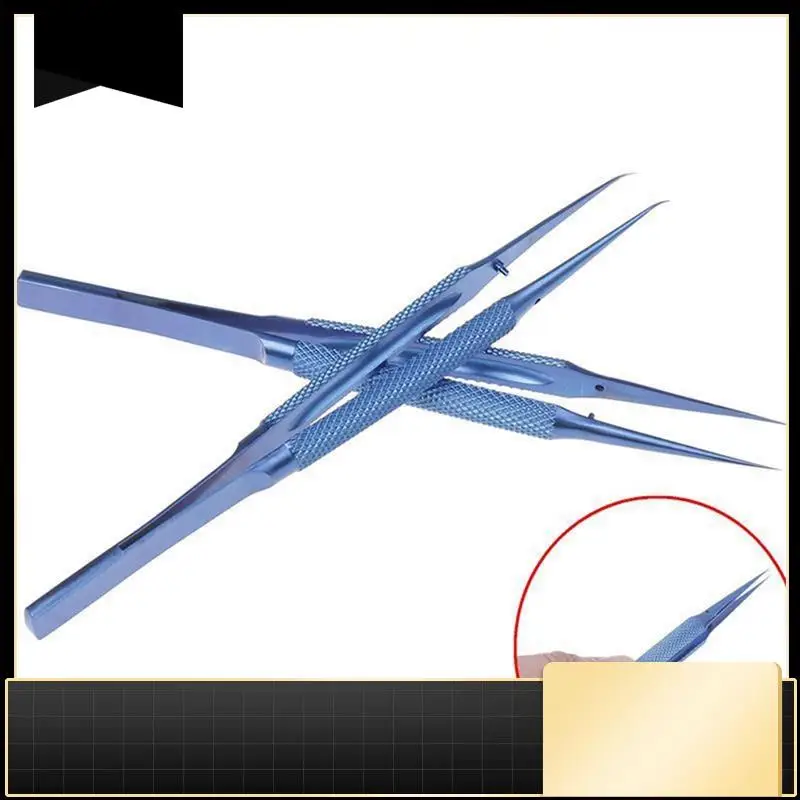 

2 Piece Maintenance Tool Of Titanium Alloy Tweezers Machine 0.15Mm Demagnetization Of Sharp-Pointed Straight Bending Tweezers-N3