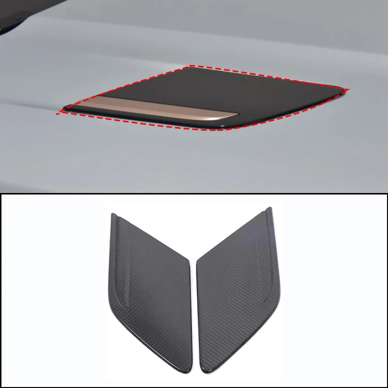 

For Land Rover Range Rover Sport L461 2023+ True carbon fiber Car Front Engine Hood Side Decorative Cover Stickers accessories
