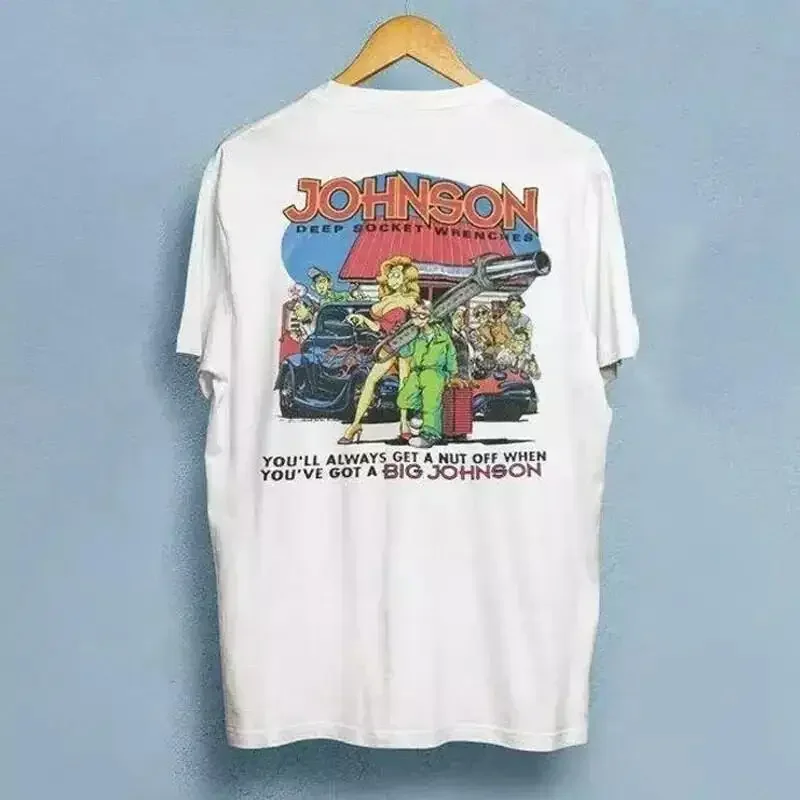 Hot Vintage 90 S Big Johnson T Shirt Deep Socket Wrenches 5Xl