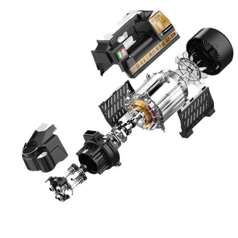 

220V household high-power automatic adjustable pressure car washing machine