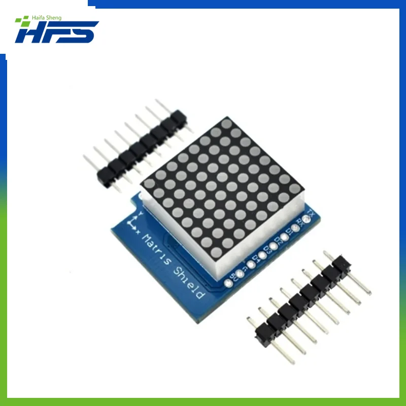 Matrix LED Shield V1.0.0 For WEMOS D1 Mini Digital Signal Output Controller Module 8 X 8 Dot Board Control