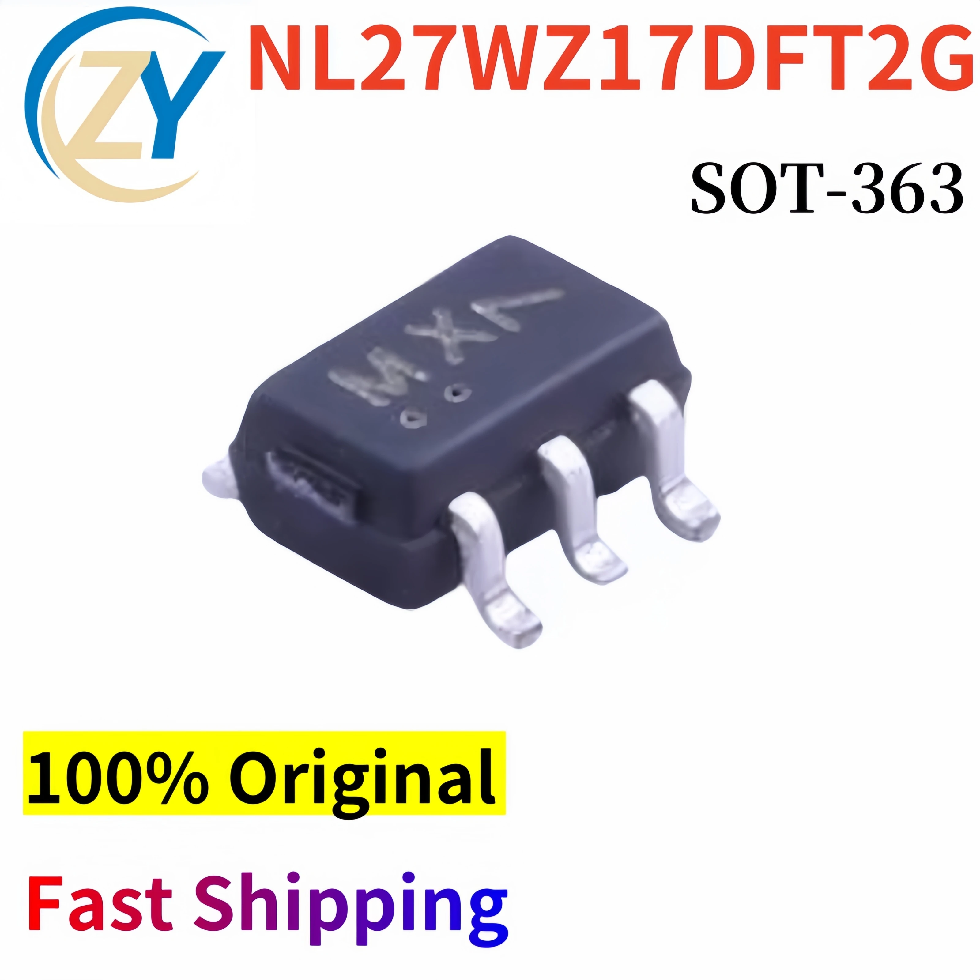 (10pcs) NL27WZ17DFT2G Drivers NL27WZ17 SOT-363 100% Original & In Stock