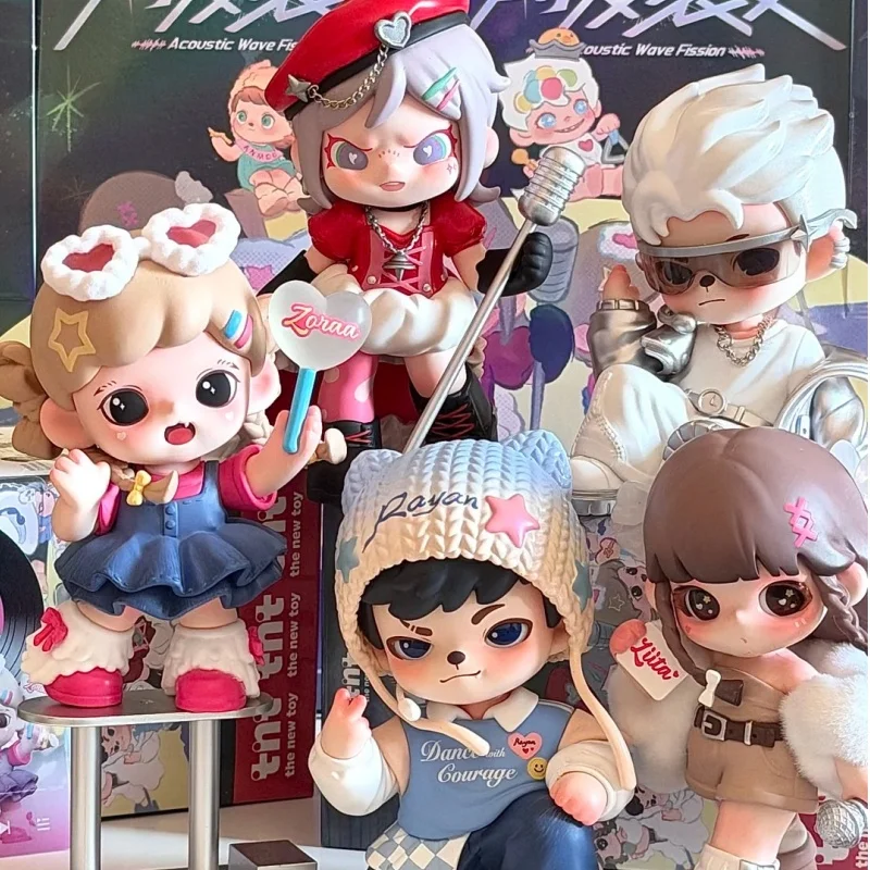 ANMOO 2025 TNT All Star Sonic Fission Blind Box Vitality Singer Trainee Figura Coleccionable de Anime de Alta Gama para Escritorio