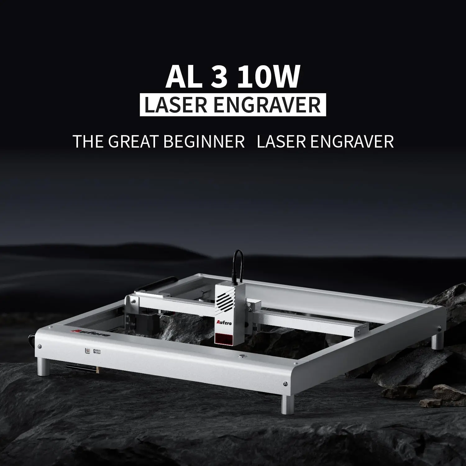 Maszyna do grawerowania laserowego Aufero 10W Wyjściowa maszyna do grawerowania laserowego z kontrolą aplikacji Grawer laserowy i maszyna do cięcia drewna,