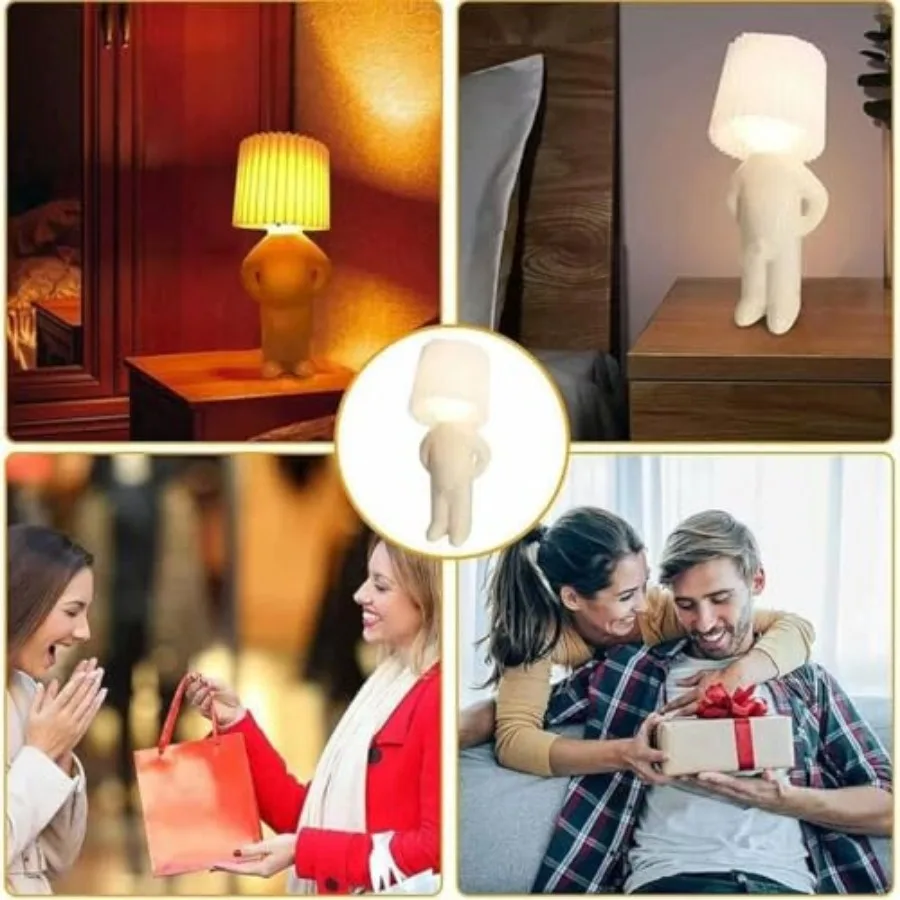 Bedside Night Light, shy man lamp Birthday Christmas G-ifts for Boyfriend Girlfriend, Funny Anniversary Gag Gifts, Husband Wife view 6
