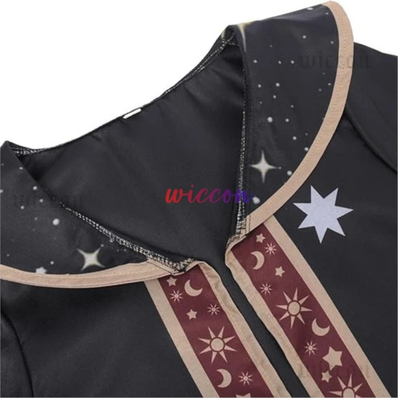

Wizard Cosplay Medieval White Witch Priest Church Robe Dark Witch Robe Set Halloween Costume for Boys Girls