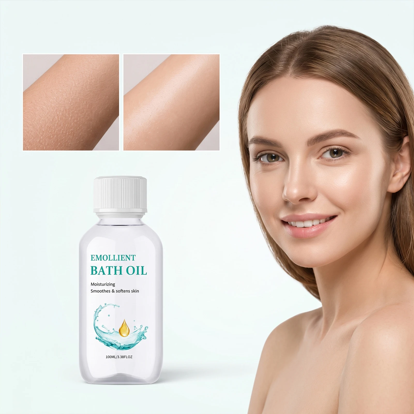 Hydrating Body Oil For Bath Skin Multi-Purpose Moisturizing Oil Silky-Smooth Skin Moisturizing Smoothes Skin Care For Women