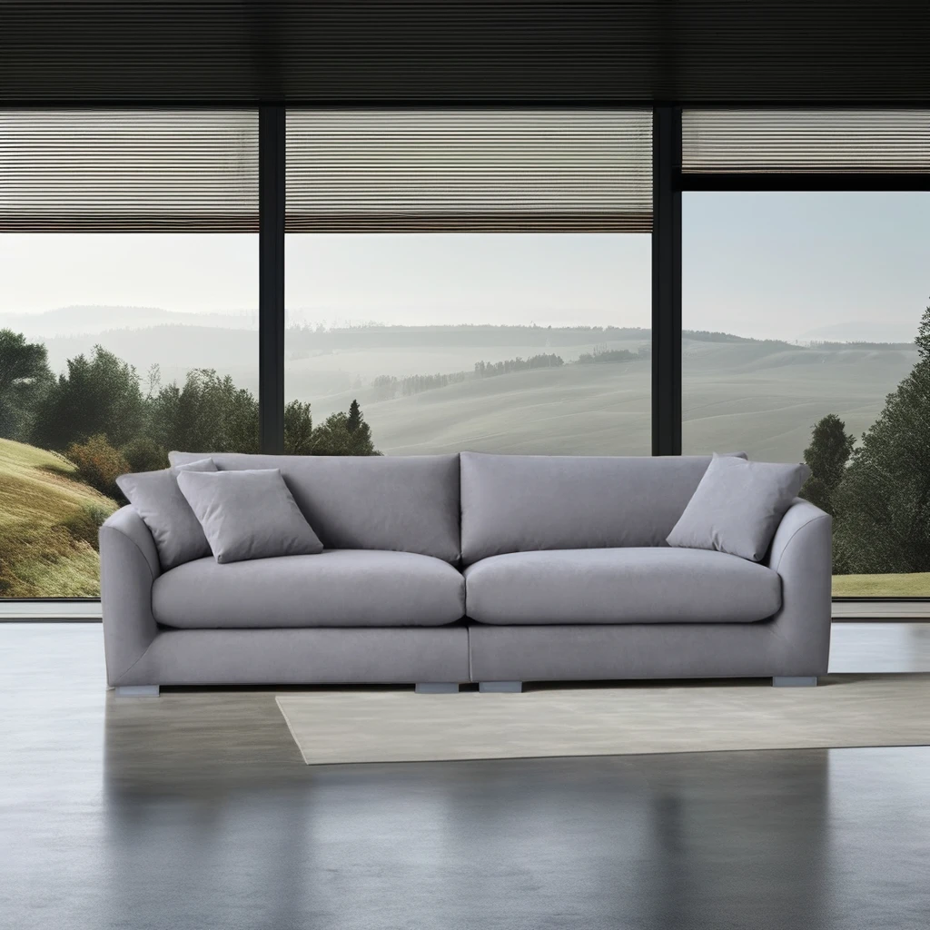 Modular minimalist inline combination double sofa and bed cover for home living room furniture durable fabric