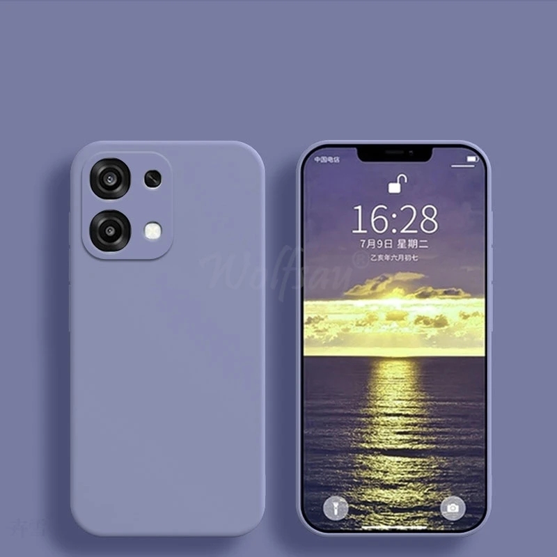 Für OPPO A6 Pro Fall Flüssigkeit Silikon Plain Gummi Funda OPPO A6 Pro Fall Telefon TPU Anti-herbst Schutz Abdeckung OPPO A6 Pro Fall – Detail 16