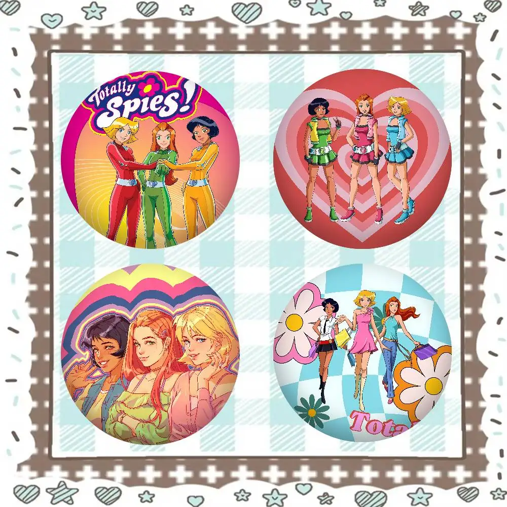 Cute T-Totally Spiess Badges Fun Creative Button Pins Brooches For Clothes Backpacks Good Gifts For Kids Friends