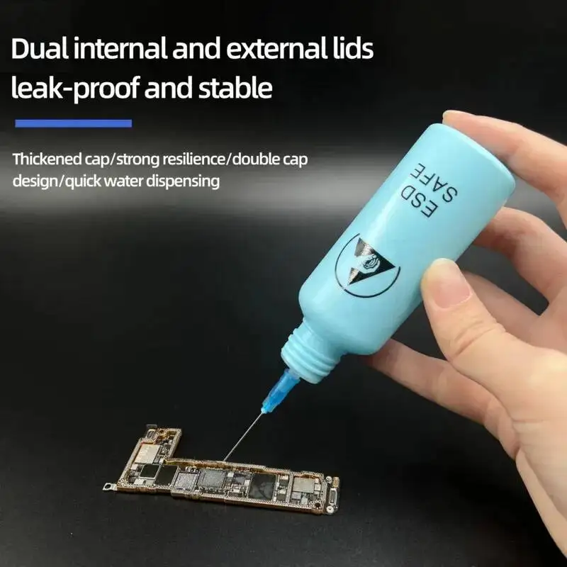 

60 мл антистатические спиртовые флаконы с толстой крышкой, двойной колпачок, наконечник шприца с тонкой иглой, тупой наконечник, дозирующая игла