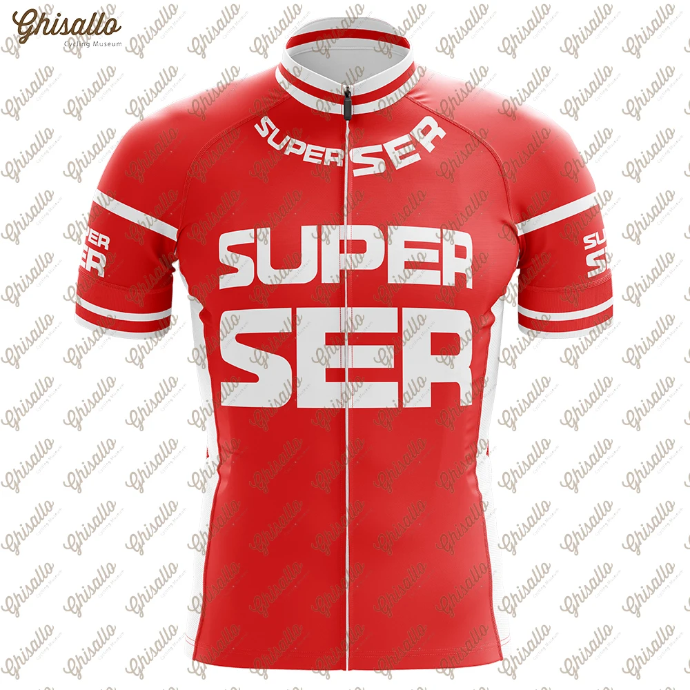 Retro Pro Team Cycling Jersey for Men, Short Sleeve, MTB Maillot, Downhill Jersey, Mountain Bicycle Clothing, Summer