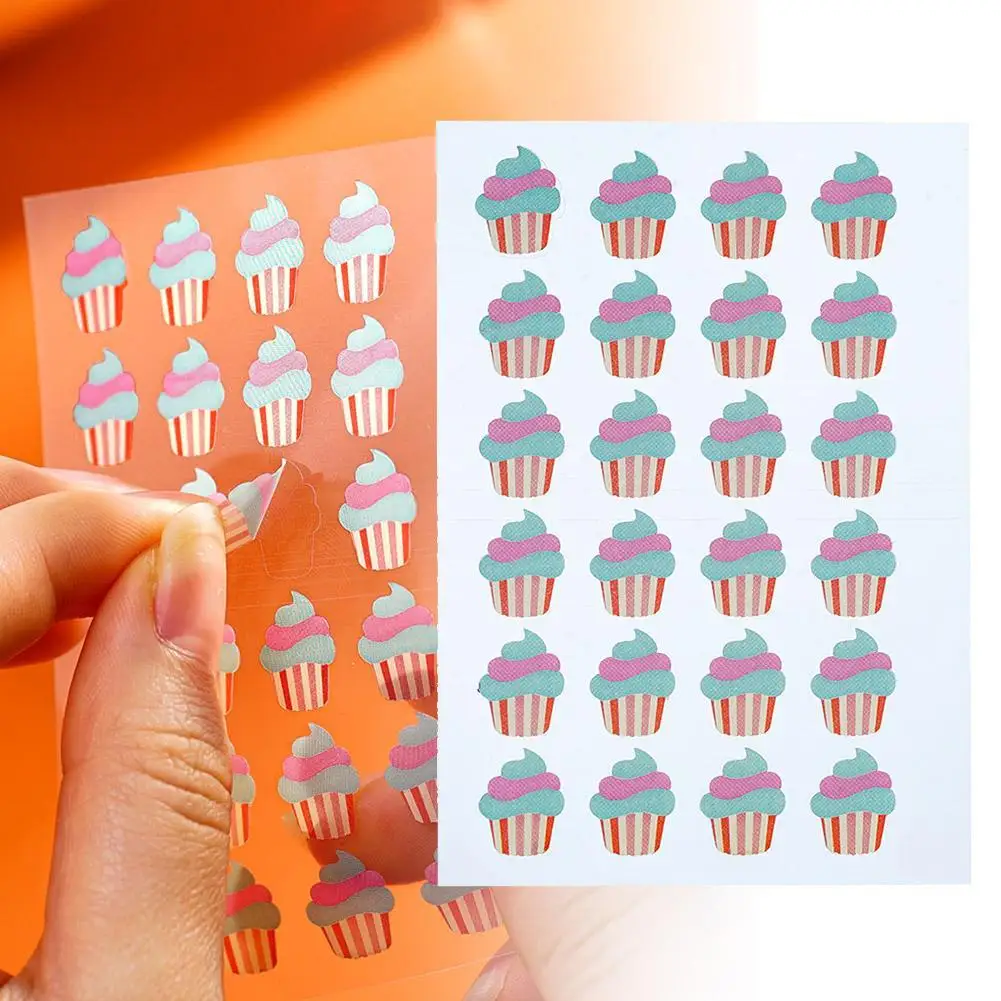 24pcs Mini Colorful Cake Pimple Spots Removal Concealer Invisible Breathable Bacteriostasis Facial Care Products