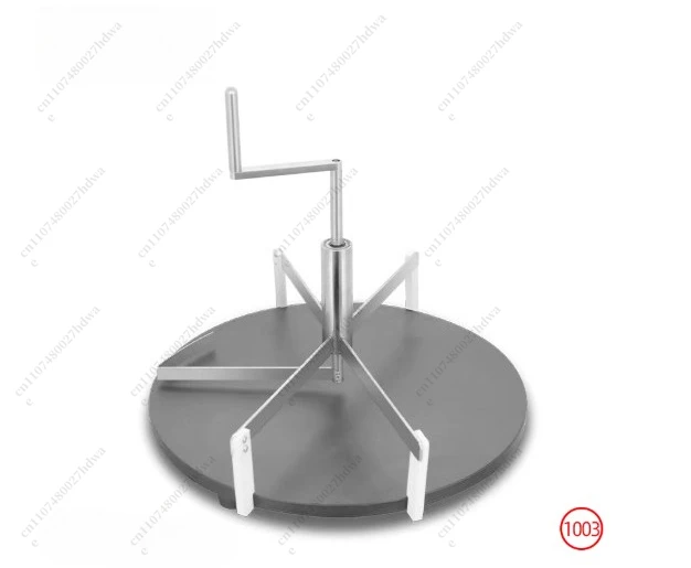 Crepe Making Tools Handling Rotary Stainless Steel Pancake Spreader Turner Crepe Maker Tool (without Machine), for 40cm
