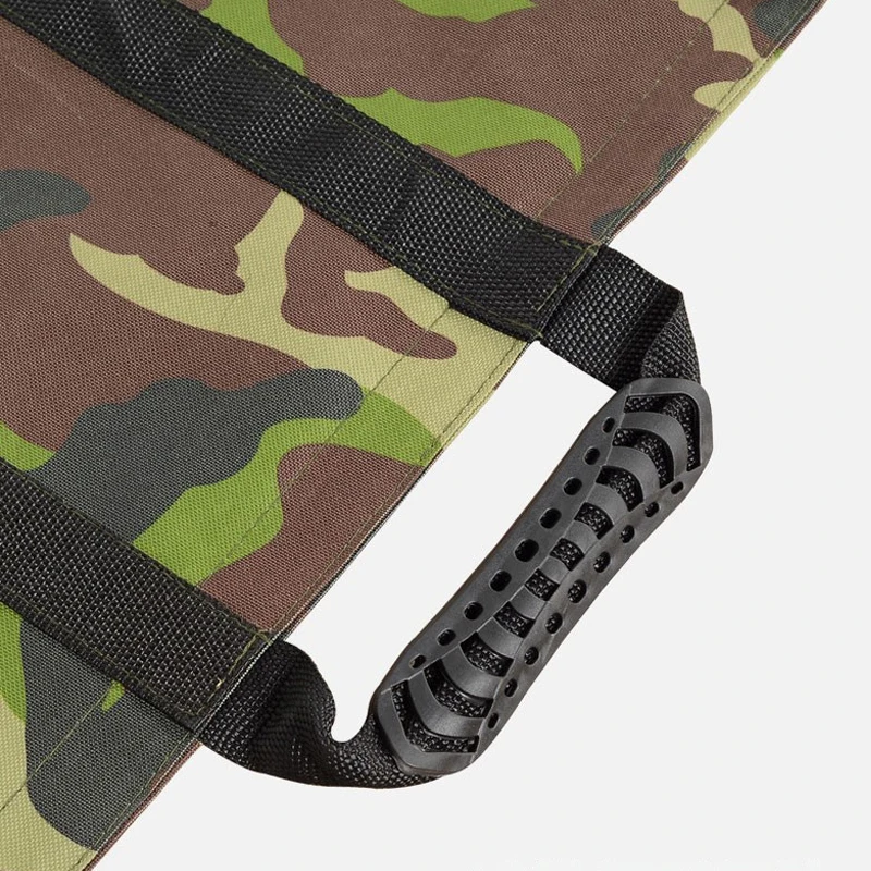 Folding Portable Multi-Purpose Stretcher Tactical Camouflage Reinforced Handle Oxford Cloth Outdoor Rescue Emergency Stretcher