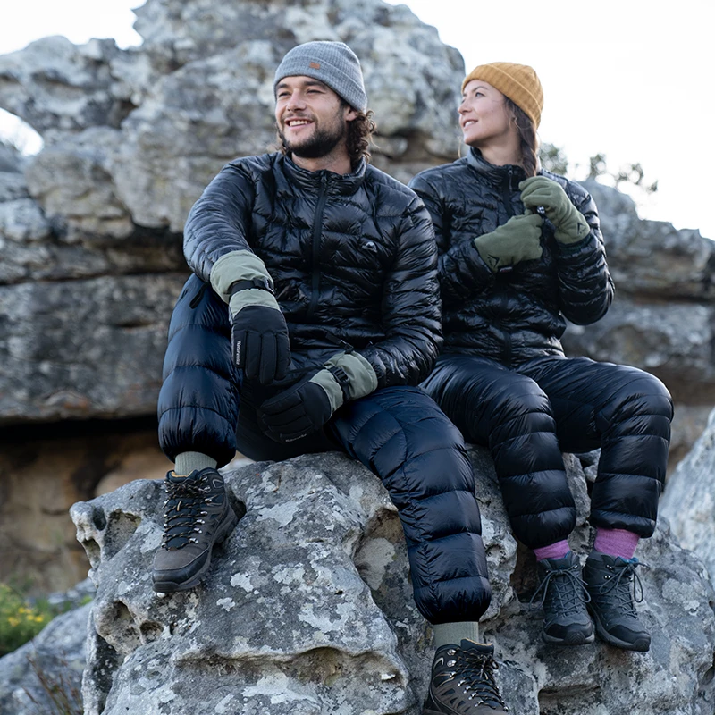 

Naturehike зимние походные брюки на утином пуху, сверхлегкие теплые зимние штаны, ветрозащитные домашние штаны для кемпинга, унисекс CYY2441FS010