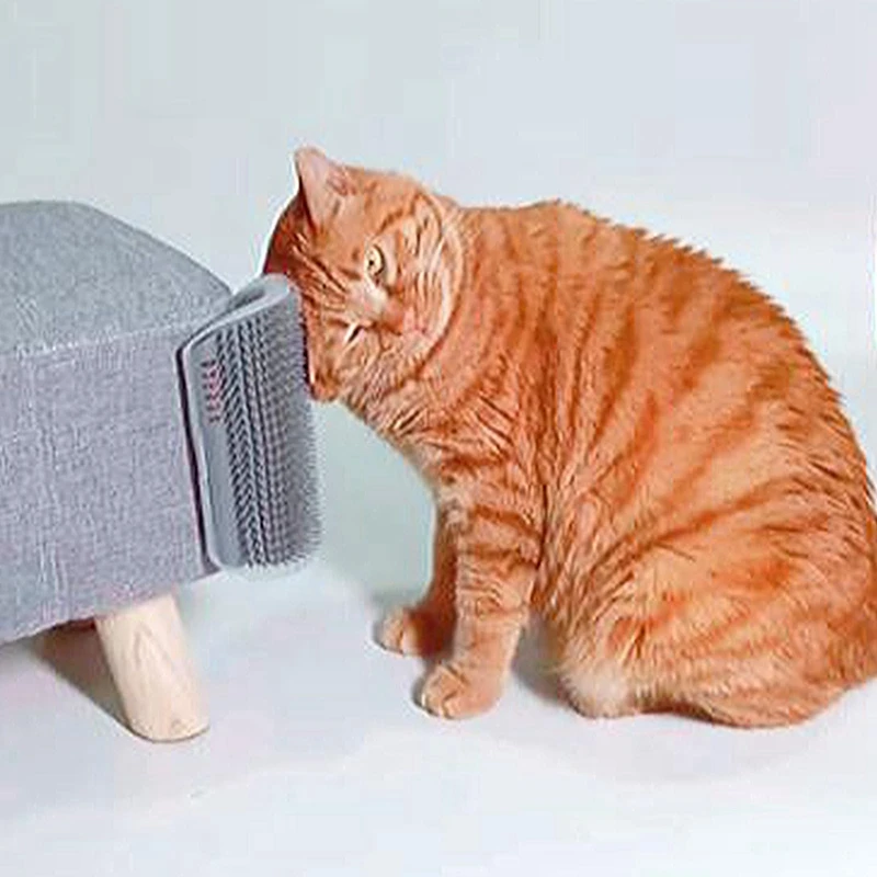 Limpador de cabelo de gato estendido (6,1 polegadas) Pacote com 2 autoadesivos para gatos internos