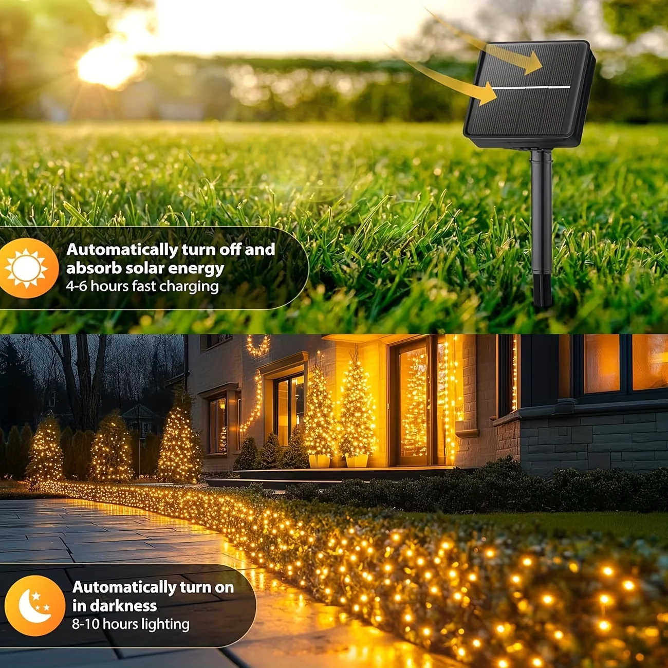2-pack zonne-energie lichtslin - Christmas Lights Outdoor recensie en prijs