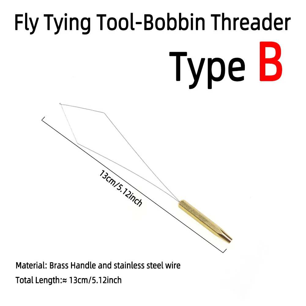 1pc Bobbin Threader Whip Finisher Bodkin Needle Fly Tying Tool For Tying Dry Wet Nymph Streamers Fishing Lures Fishing Tackles