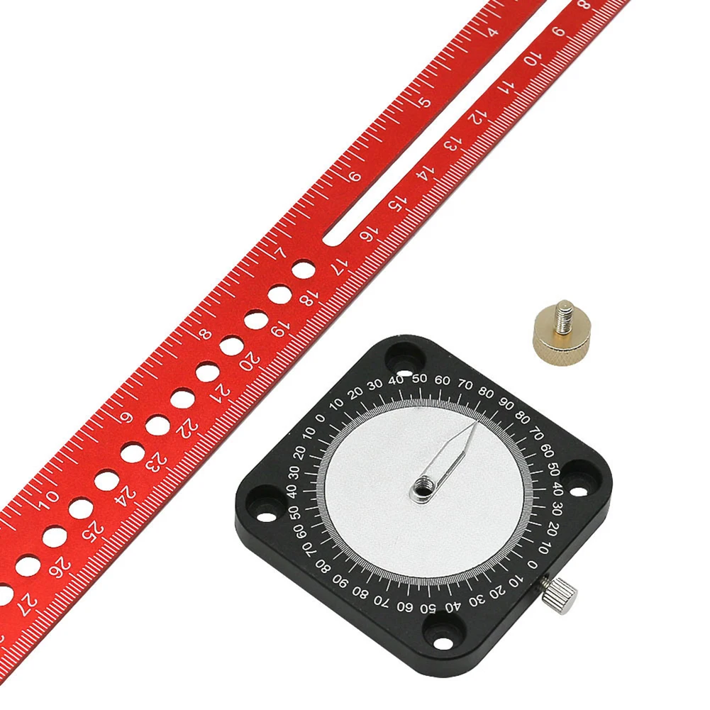 

Регулируемая угловая линейка-чертилка для деревообработки, Т-образная, алюминиевая, 360° ° Инструменты для измерения углов