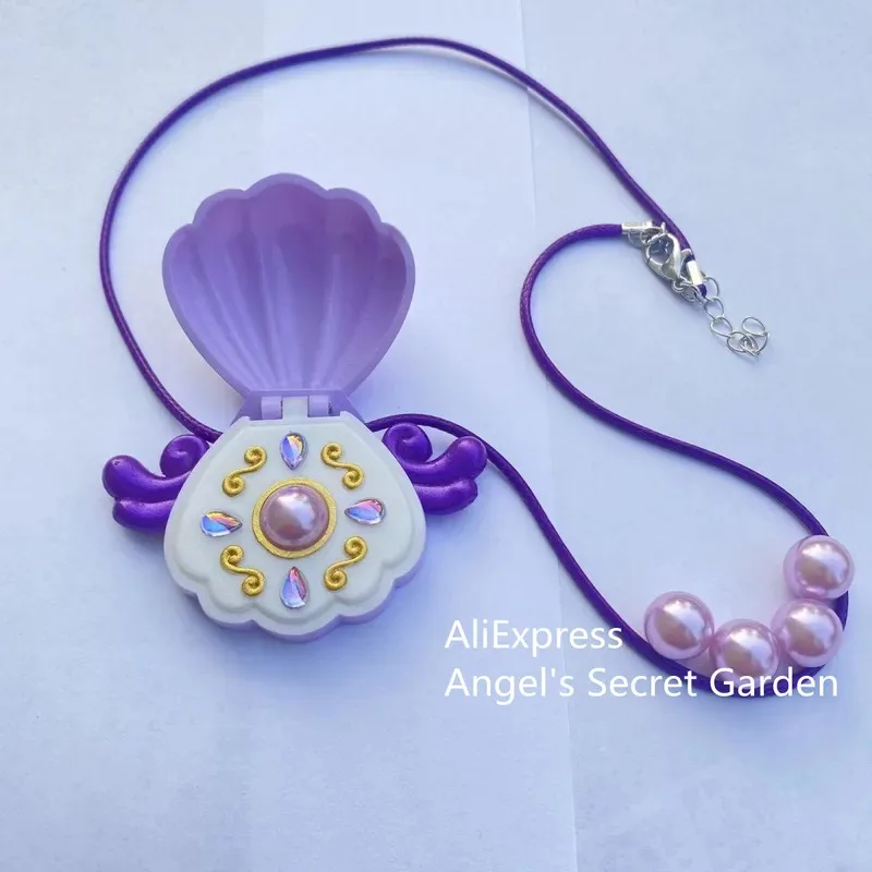 Mermaid Melody Pichi Pichi Pitch shell Pendant Necklace for Women Girls Lucia Rina Toin Hanon Hosho Noel Cosplay Jewelry Gifts view 4