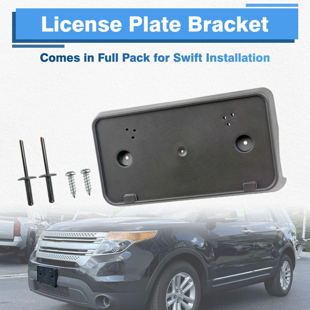 

Для Ford Explorer Police Interceptor Sport XLT 2011-2015 автомобильный кронштейн переднего номерного знака BB5Z17A385BA BB5Z-17A385-BA FO1068136