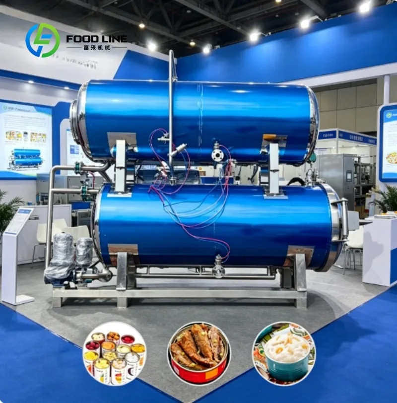 Industrial Food Grade High-Temperature Sterilizing Autoclave, Professional Stainless Steel Construction for Factories