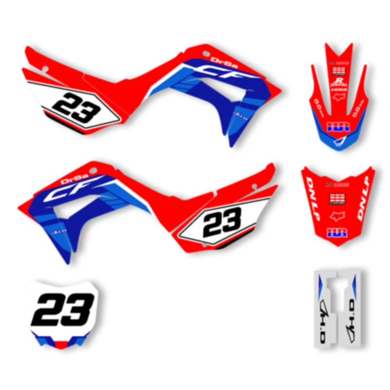 

SPACE Custom Motorcycle Graphics Background Decal for HONDA CRF CRF110 CRF110F 2019 2020 2021 CRF 19-21 CRF110F Stickers Kits 05
