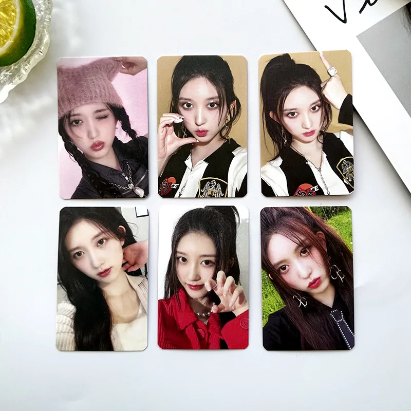 6Pcs/Set New KPOP Idol Album Photo Cards Self Made Card Postcards For Fans Collection Gifts