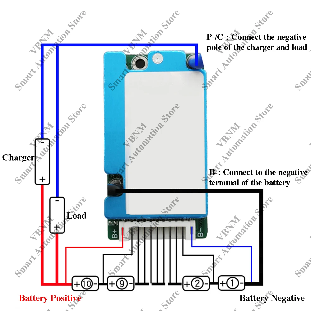 Bms 8sリチウムイオン電池、過放電保護、3.7v電動自転車、eスクーター、共通ポート、8A充電、60.5x32.5x9mm、29.6v、15aに適しています