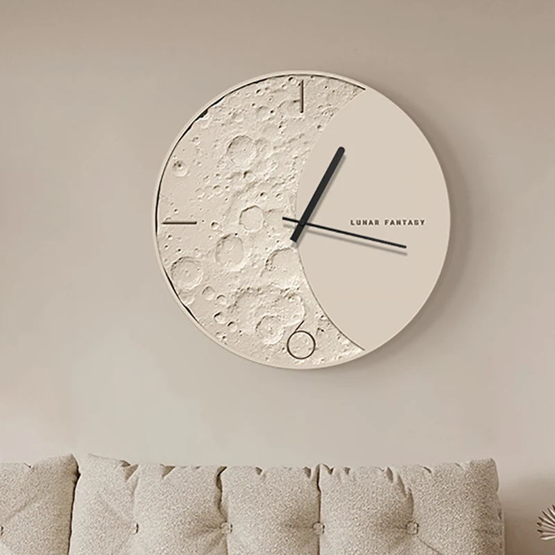 

Astronomy Luminous Wall Clock Nordic Luxury Quartz Dining Room Wall Watch Mechanism Industrial Horloge Murale Room Decorarion