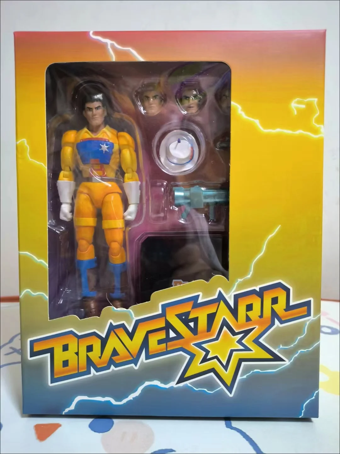 سانت نموذج DMS 1/12 BraveStarr بين النجوم شريف بريستا شريف أنيمي عمل أرقام نموذج اللعب الهدايا