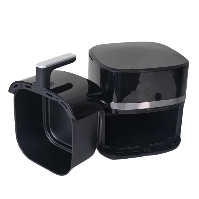 6L Household Medium Capacity Plastic Shell Digital Air Fryer Easy Cleaning Stainless Steel Pot