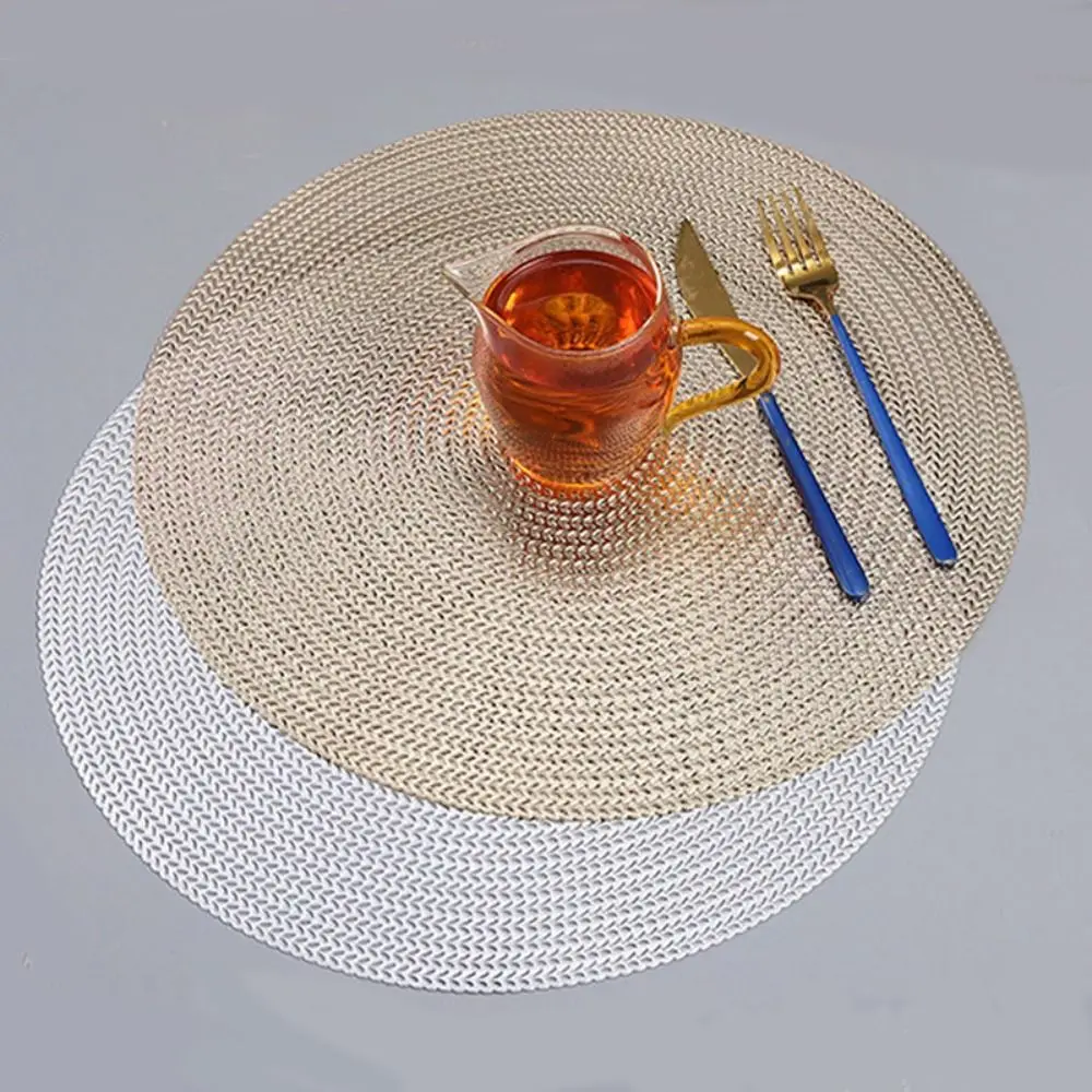 

PVC Placemat Wheat Ear Openwork Insulation Mat Creative Style Dining Table Mat Ins Wind Photography Background Decorative Mat