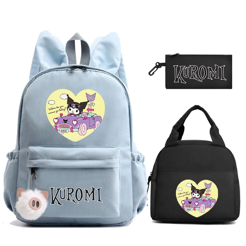 

3 шт./набор, рюкзак Sanrio Cinnamoroll с сумкой для обеда